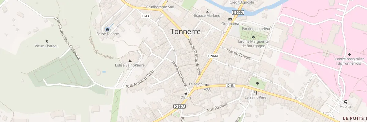 Plan du 26 Rue Saint-Pierre à Tonnerre