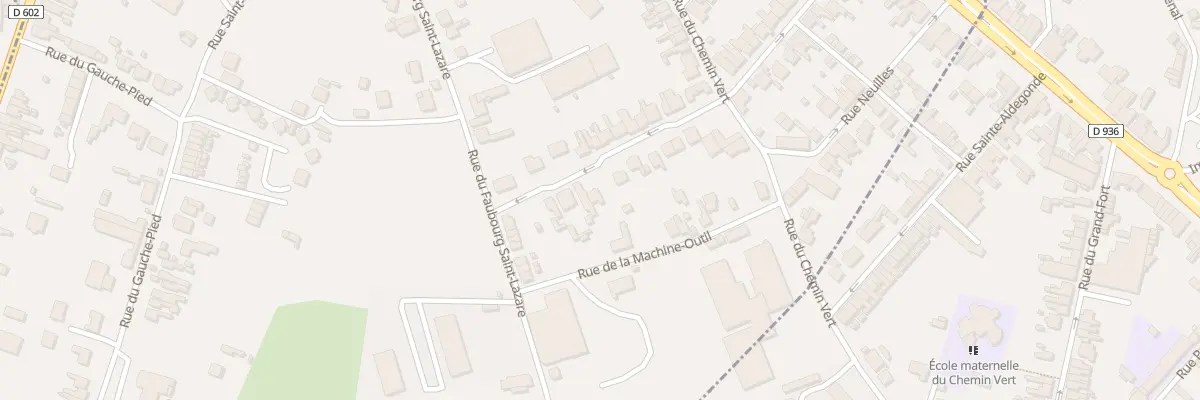 Plan du 43 Rue de Rousies à Maubeuge