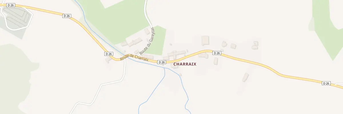 Plan du 715 Rte de Charraix à Malrevers