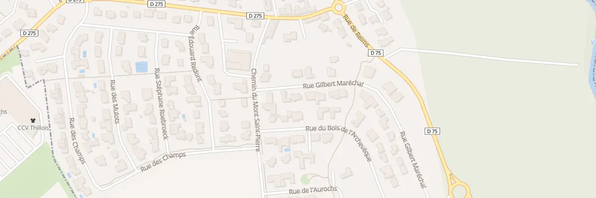 Plan du 4 Rue Gilbert Marechal à Champigny