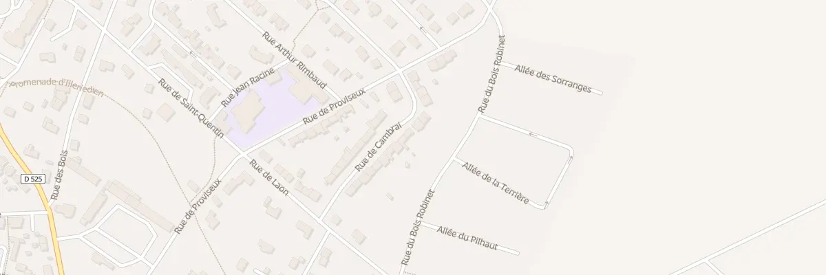 Plan du 20 Rue de Cambrai à Villeneuve-sur-Aisne