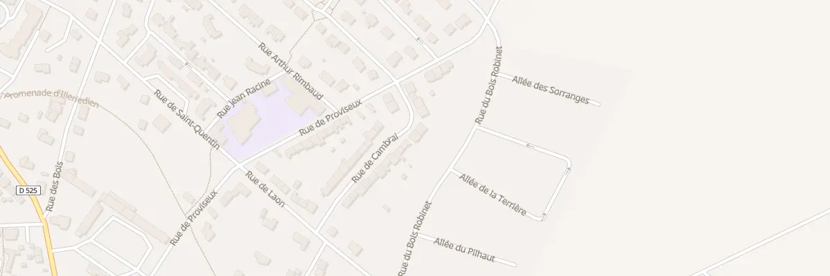 Plan du 22 Rue de Cambrai à Villeneuve-sur-Aisne