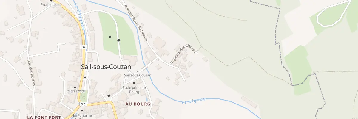 Plan du 6 Imp des Chênes à Sail-sous-Couzan