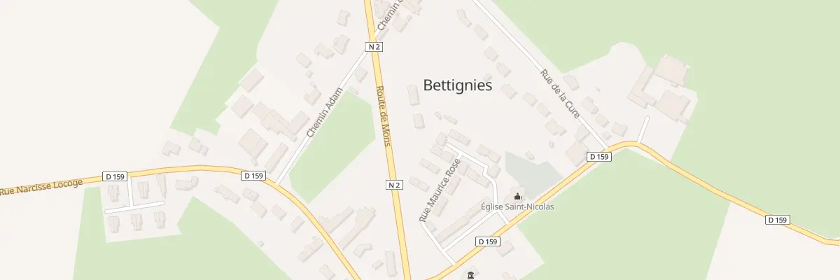 Plan du 59 Rte de Mons à Bettignies