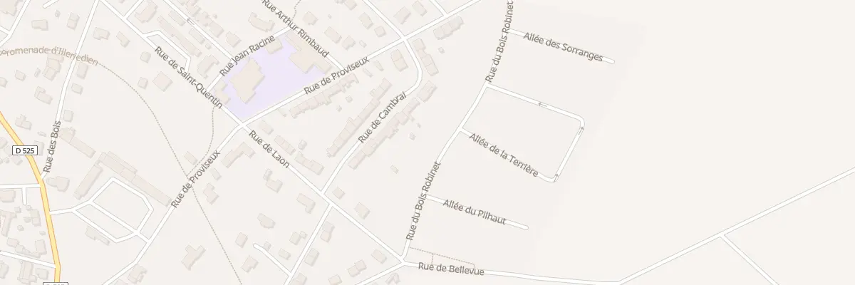 Plan du 17 Rue du Bois Robinet à Villeneuve-sur-Aisne