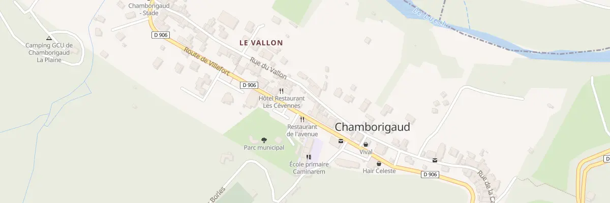 Plan du 12 Rte de Villefort à Chamborigaud