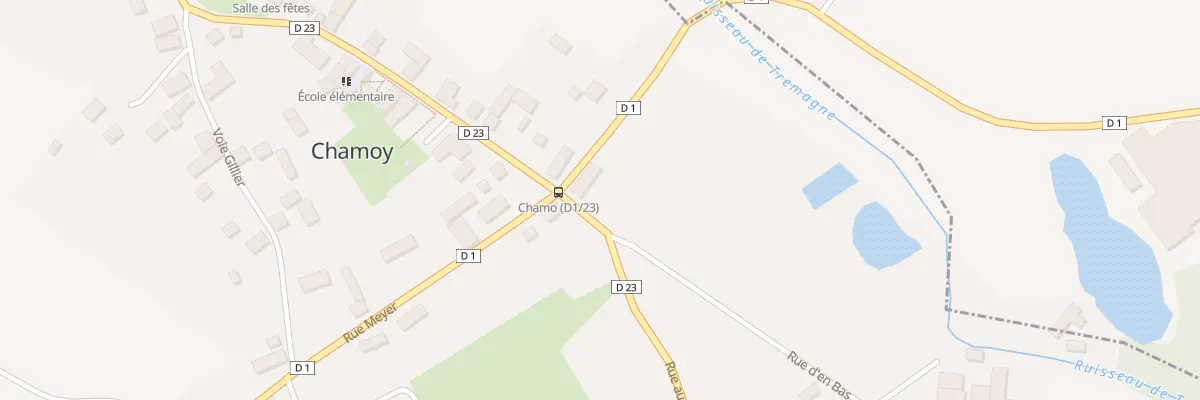 Plan du 1 Rue Au Luat à Chamoy