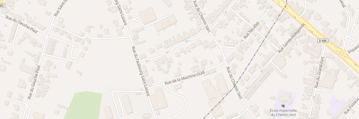 Plan du 39 Rue de Rousies à Maubeuge