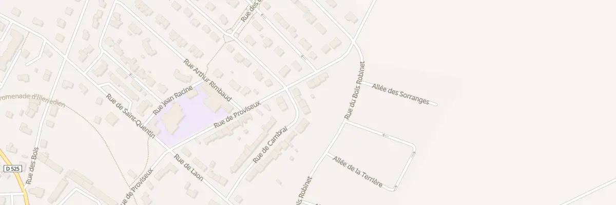 Plan du 28 Rue de Cambrai à Villeneuve-sur-Aisne