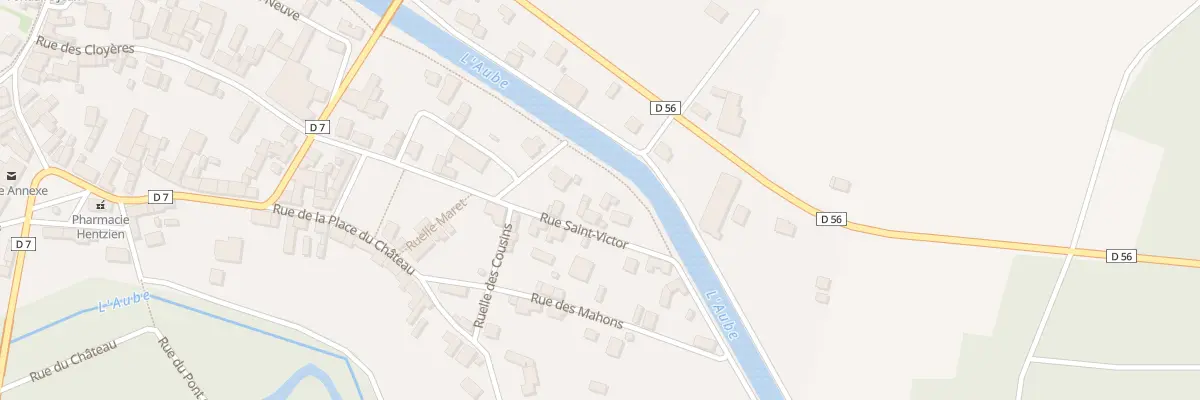 Plan du 15 Rue Saint Victor à Plancy-l’Abbaye