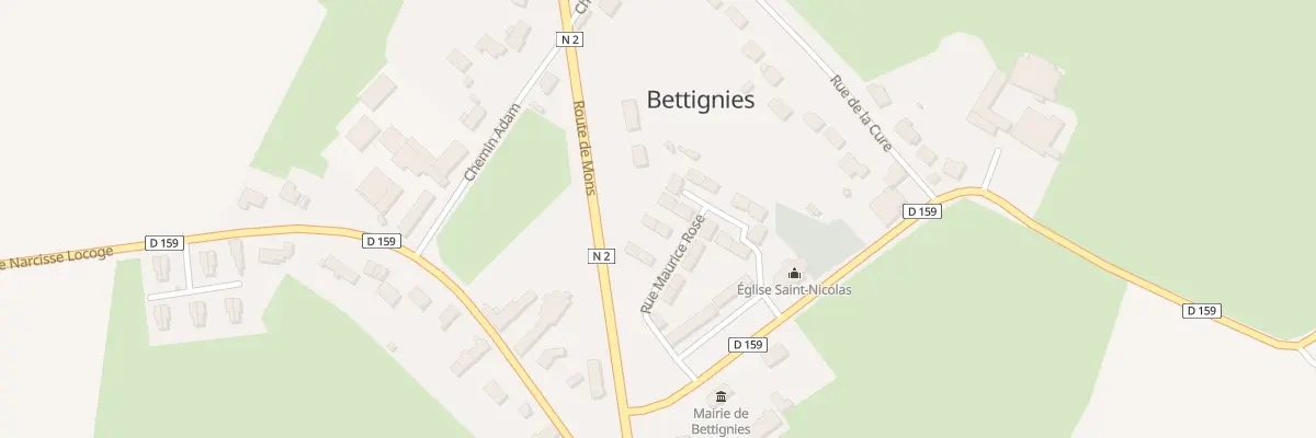 Plan du 5 Rue Maurice Rose à Bettignies