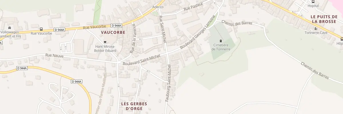 Plan du 23 Bd Georges Lemoine à Tonnerre