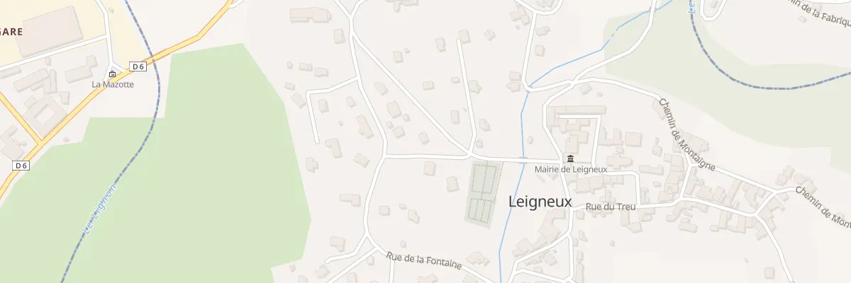 Plan du 1 All du Pont des Dames à Leigneux