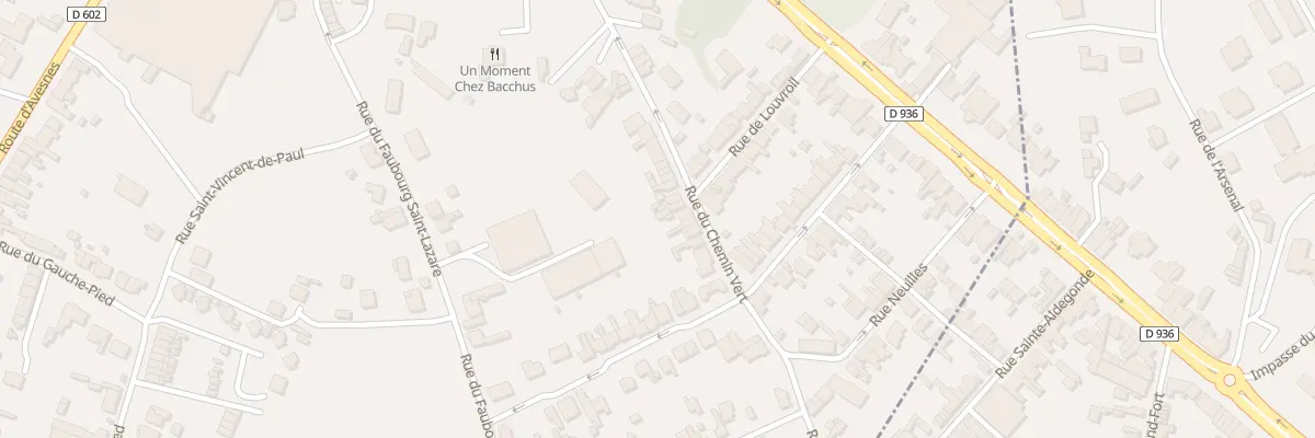 Plan du 26B Rue du Chemin Vert à Maubeuge