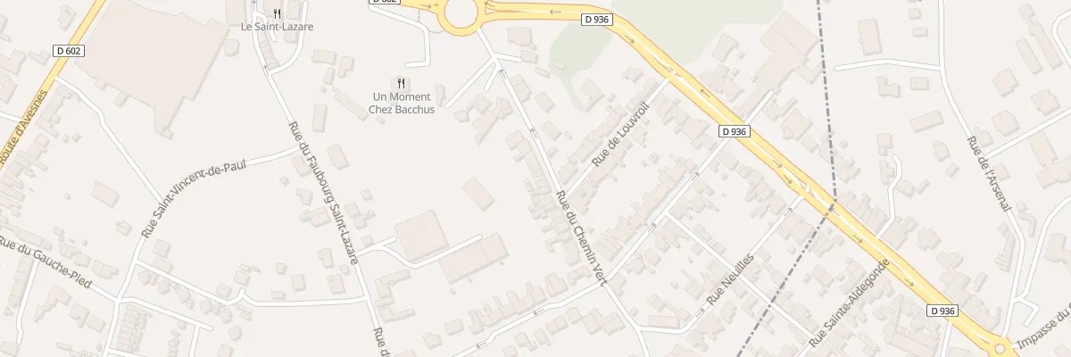 Plan du 16 Rue du Chemin Vert à Maubeuge