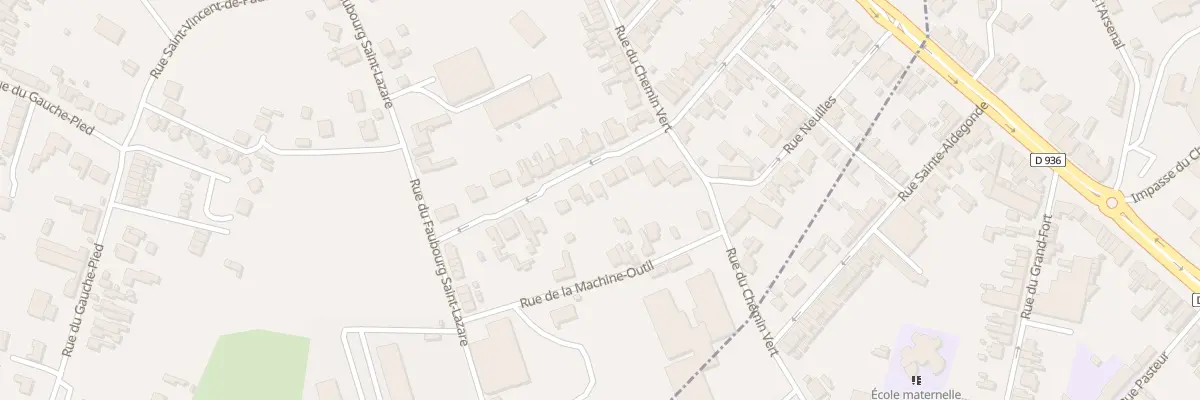 Plan du 35 Rue de Rousies à Maubeuge