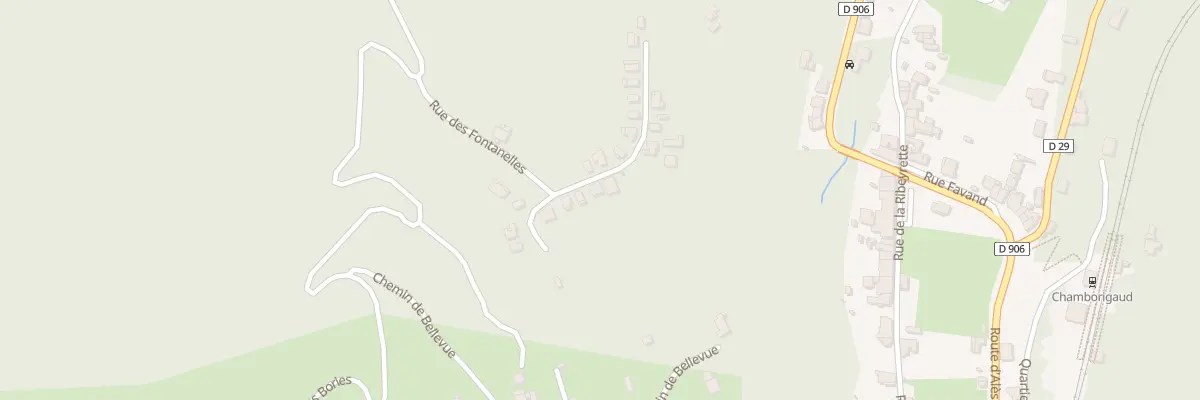 Plan du 6 Rue des Fontanelles à Chamborigaud
