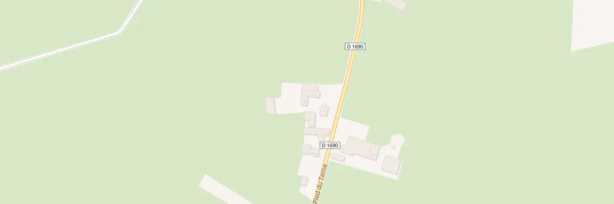 Plan du 2 Rue du Pied du Terne à Rocquigny