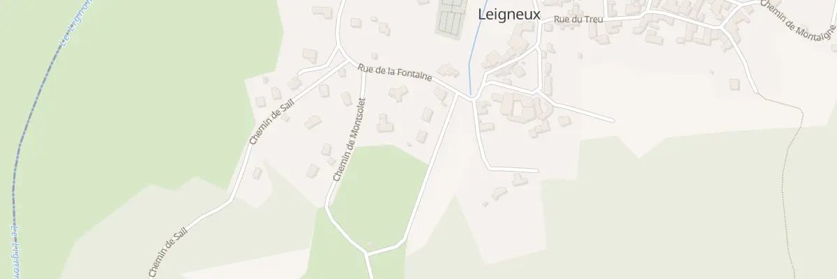Plan du 5191 Les Plans à Leigneux