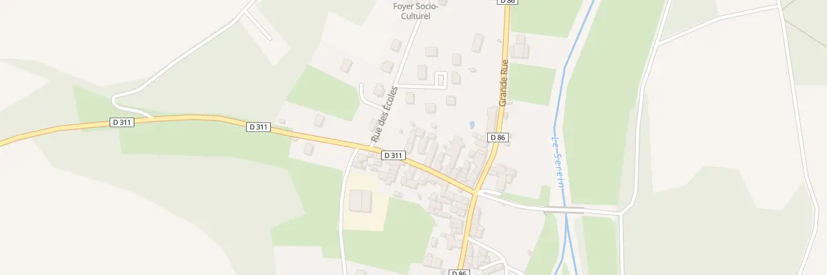 Plan du 16 Rue du Vau Renard à Massangis
