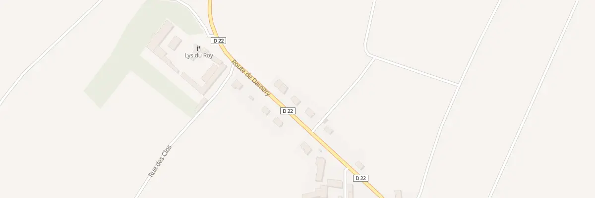 Plan du 10 Rte de Damery à Sermiers