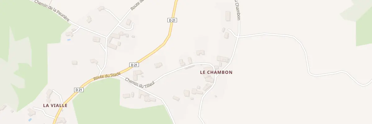 Plan du 211 Che du Tilleul à Cezay
