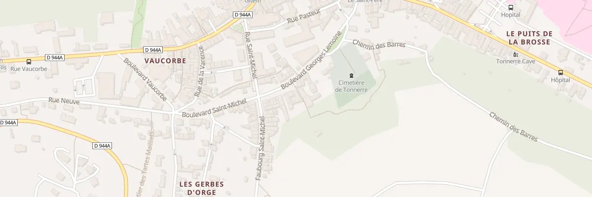 Plan du 9012 Bd Georges Lemoine à Tonnerre