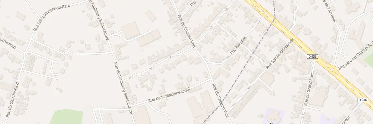Plan du 29 Rue de Rousies à Maubeuge