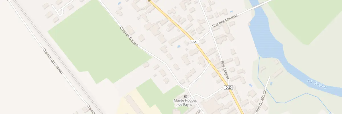 Plan du 4 Che Gaston à Payns
