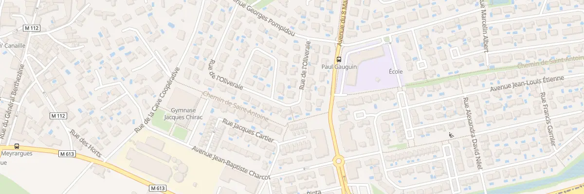 Plan du 15 Rue de l’Oliveraie à Vendargues