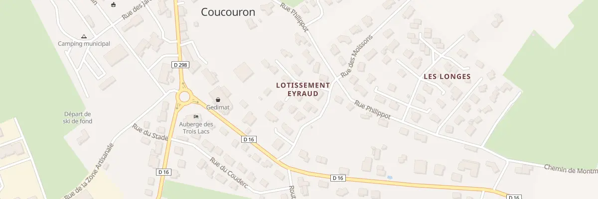 Plan du 5701 Les Pradels à Coucouron