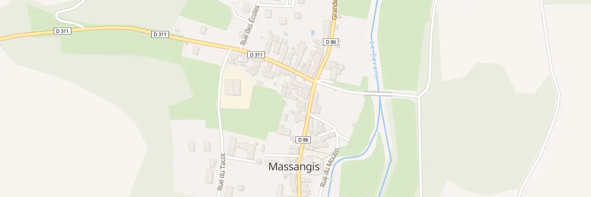 Plan du 81 Gr Grande Rue à Massangis