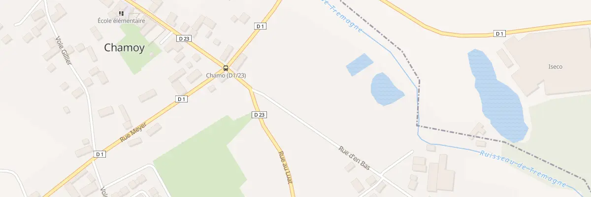 Plan du 3 Rue D En Bas à Chamoy