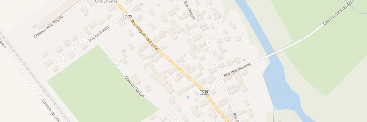 Plan du 58 Rue Hugues de Payns à Payns