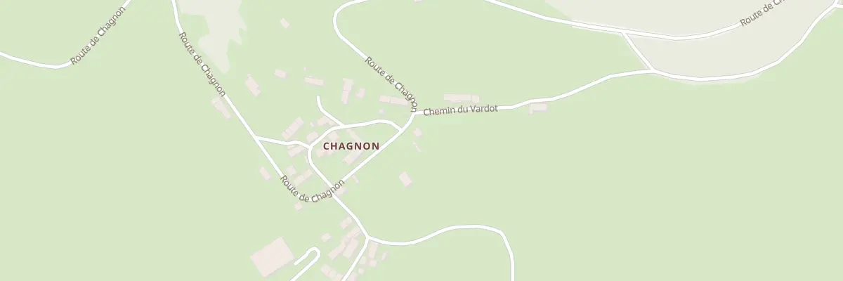 Plan du 30 Rte de Chagnon à Corancy