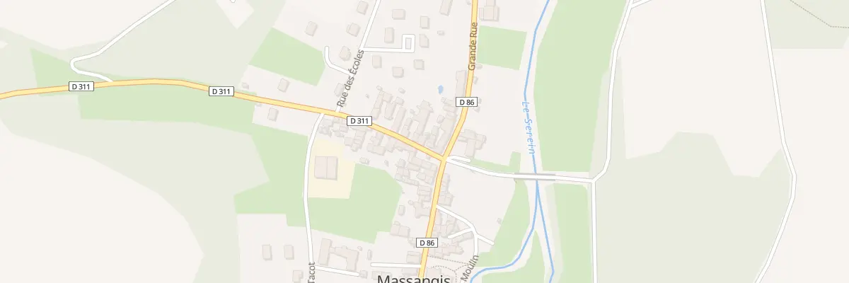 Plan du 4 Rue du Vau Renard à Massangis