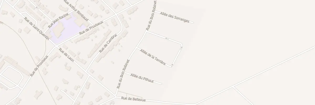 Plan du 9 All de la Terrière à Villeneuve-sur-Aisne