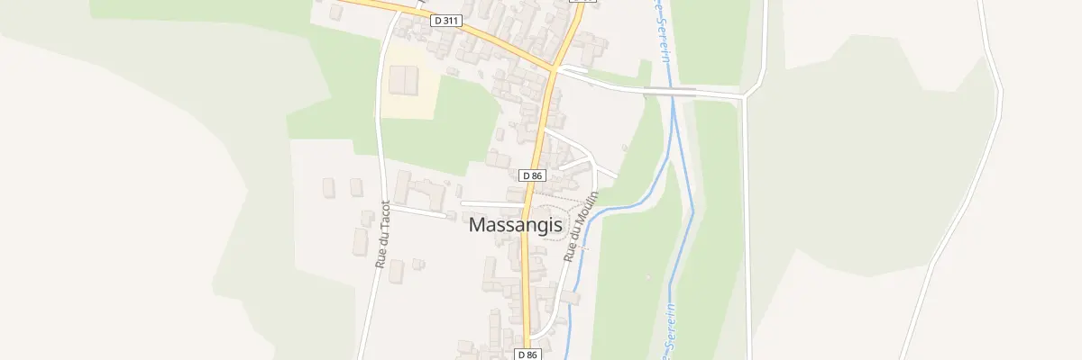Plan du 42 Grande Rue à Massangis