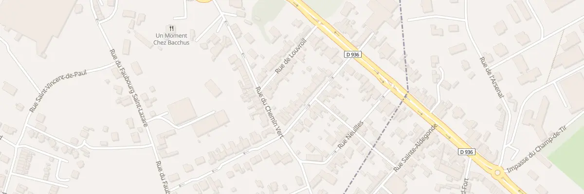 Plan du 14 Rue de Rousies à Maubeuge