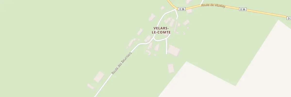 Plan du 7 Rte des Beurniers à Quarré-les-Tombes
