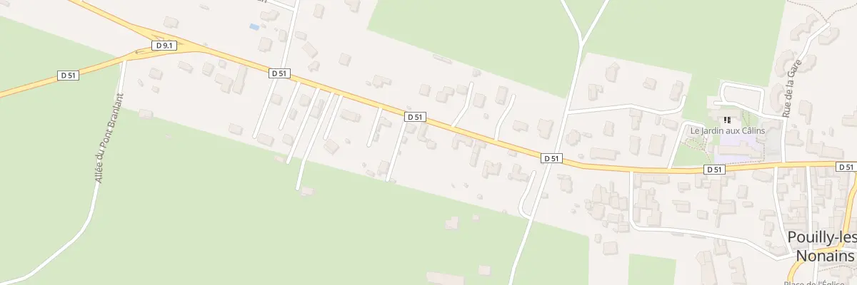Plan du 505 Rue des Monts de la Madeleine à Pouilly-les-Nonains