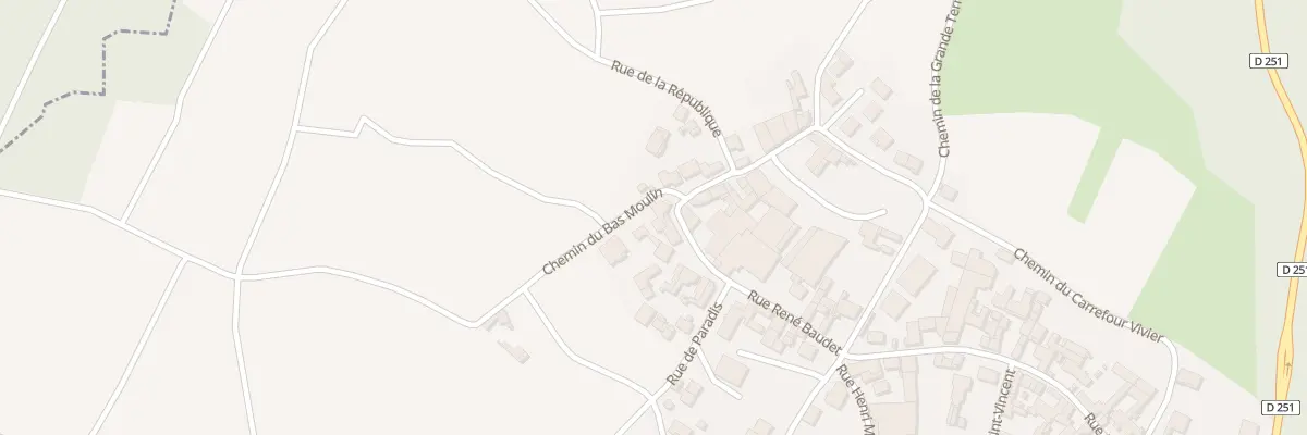 Plan du 20 Rue Rene Baudet à Champillon