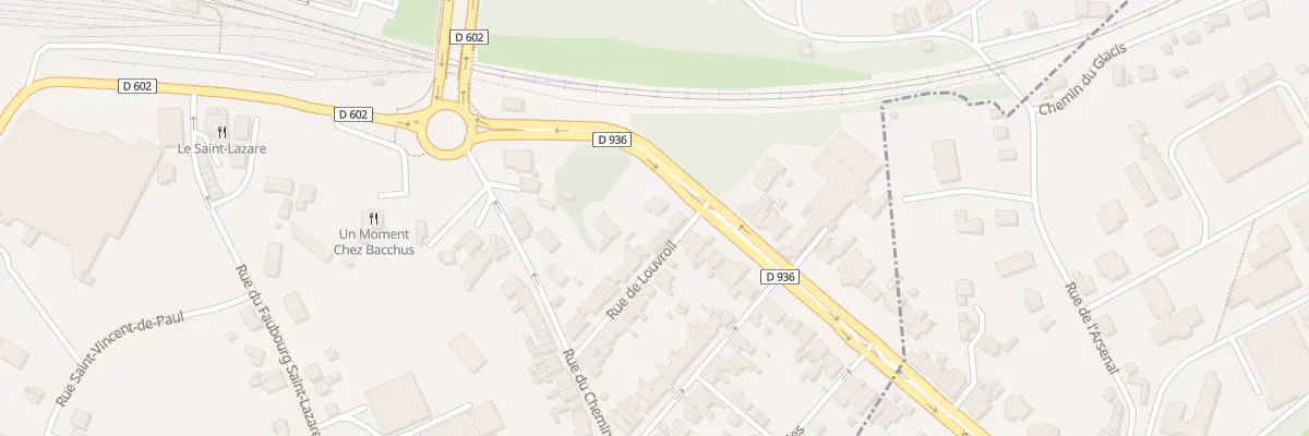 Plan du 12 Av de Ferrière à Maubeuge