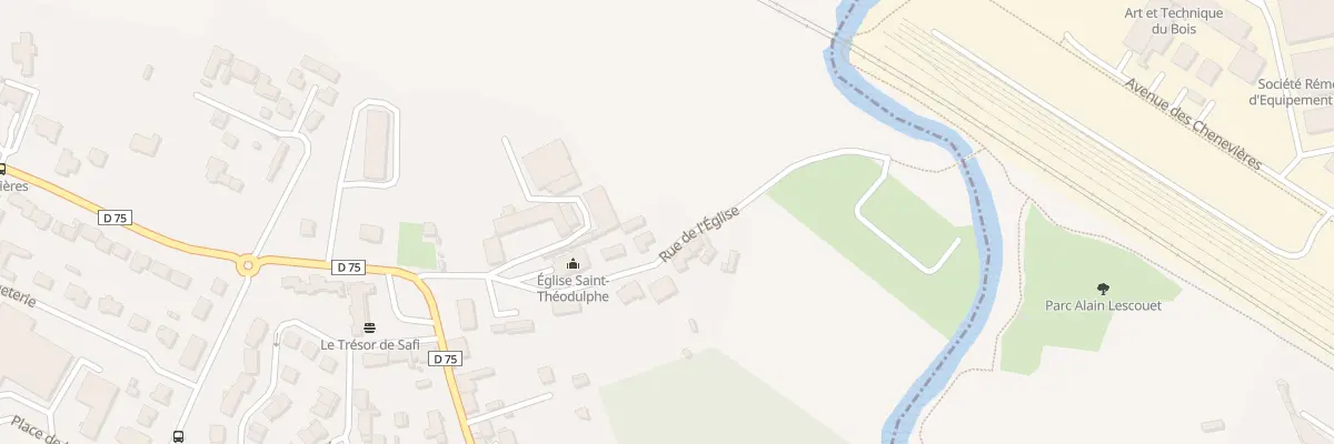 Plan du 9 Rue De L Eglise à Champigny