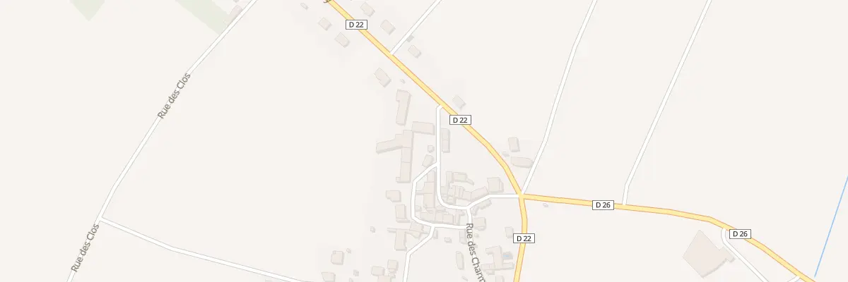 Plan du 14 Rue des Charmilles à Sermiers