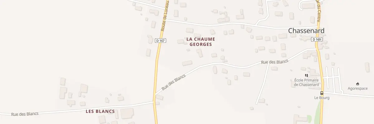 Plan du 12 Rue des Blancs à Chassenard