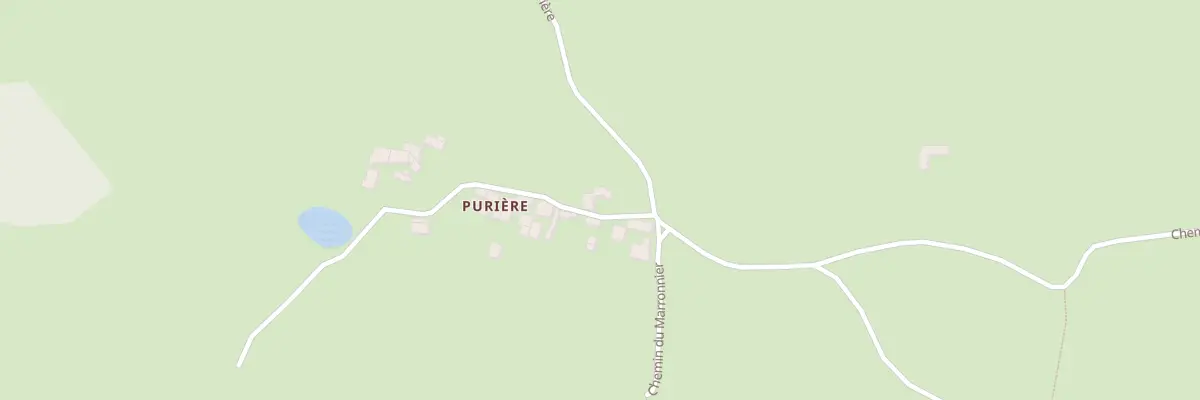 Plan du 1255 Che de l’Etang de Puriere à Souternon
