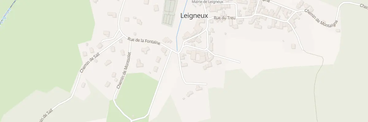 Plan du 5055 Le Bourg à Boën-sur-Lignon