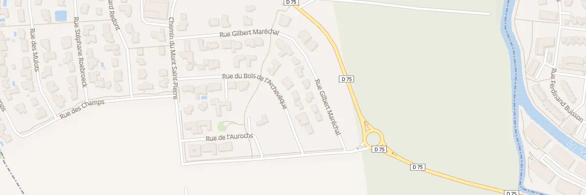 Plan du 17 Rue Du Bois De L Archeveque à Champigny