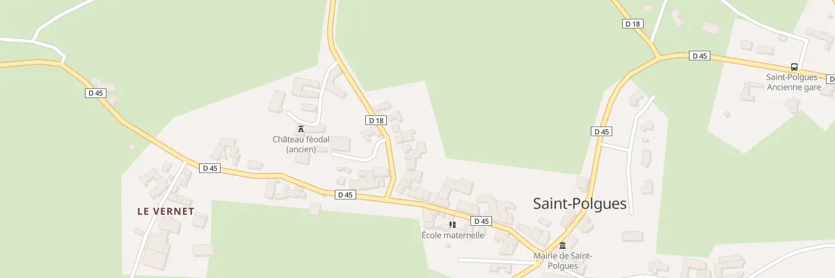 Plan du 5017 Le Bourg à Saint-Polgues